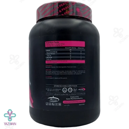 پودر کربومس 2 آناناس و هلو کارن پی ان سی (PNC) - حجم 1200 گرم	