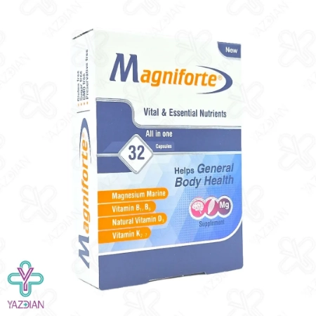 کپسول منیزیم مگنیفورت هولیستیکا - 32 عددی	