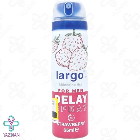 اسپری وقفه دهنده لارگو با اسانس توت فرنگی - 65 میلی لیتر