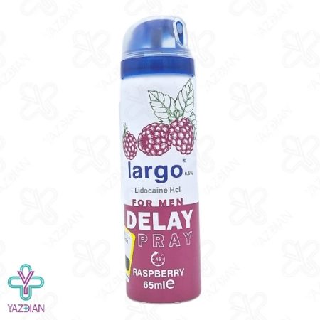 اسپری وقفه دهنده لارگو با اسانس تمشک - 65 میلی لیتر	