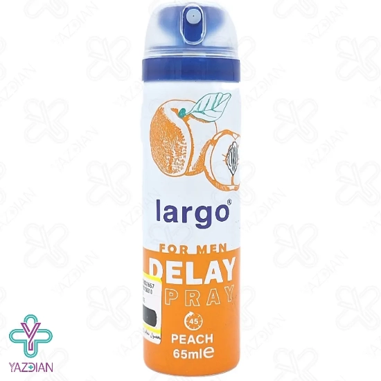 اسپری وقفه دهنده لارگو با اسانس هلو - 65 میلی لیتر	