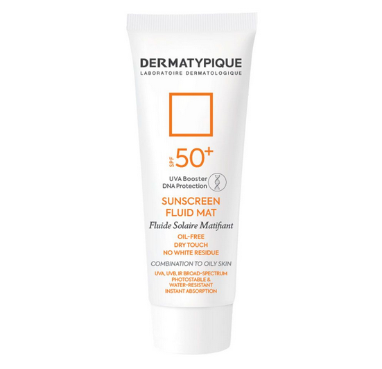 فلوئید ضد آفتاب SPF50 پوست چرب و حساس درماتیپیک – بی رنگ