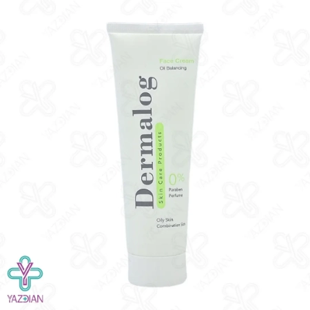 کرم آبرسان صورت و کنترل کننده چربی پوست درمالوگ - 50 میلی لیتر	