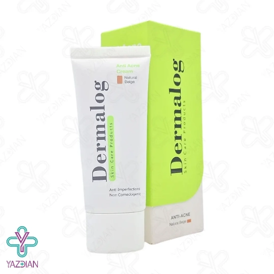 کرم آنتی آکنه و ضد جوش درمالوگ - بژ طبیعی	