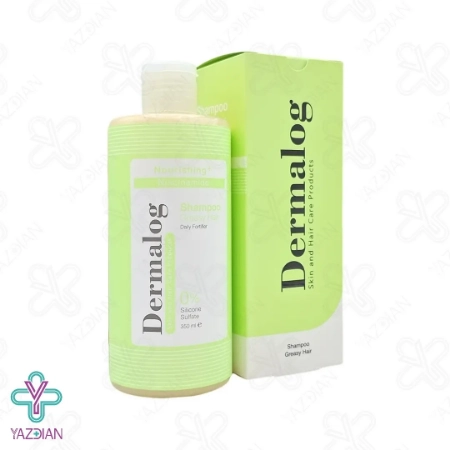 شامپو روزانه تقویت کننده موهای چرب درمالوگ - 350 میلی لیتر	