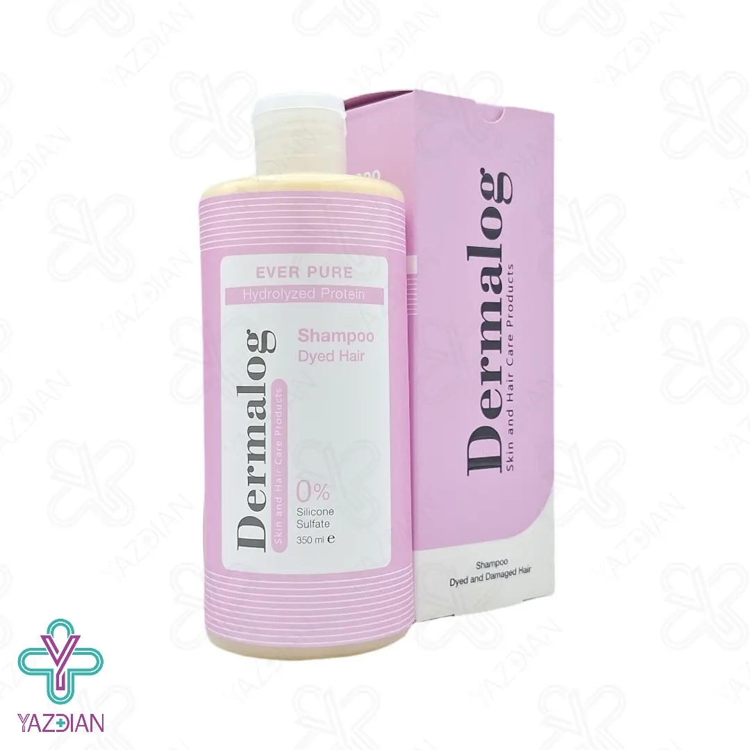 شامپو موهای آسیب دیده و رنگ شده درمالوگ - 350 میلی لیتر