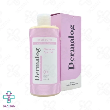 شامپو موهای آسیب دیده و رنگ شده درمالوگ - 350 میلی لیتر