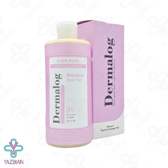 شامپو موهای آسیب دیده و رنگ شده درمالوگ - 350 میلی لیتر