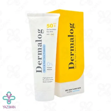 کرم ضد آفتاب SPF50 پوست خشک درمالوگ – بی رنگ	