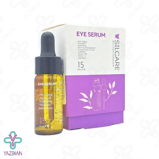 سرم دور چشم ضد پف و چروک سیلکر - 15 میلی لیتر	
