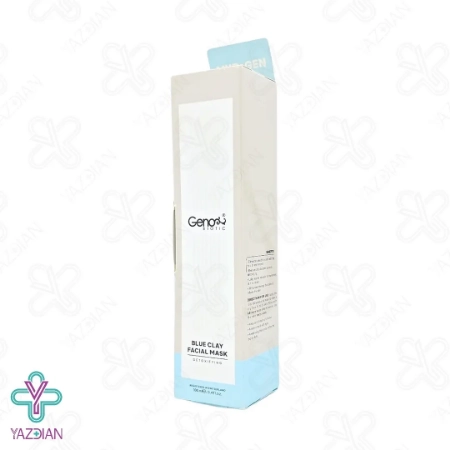 ماسک صورت و گردن خاک رس آبی ژنوبایوتیک - 100 میلی لیتر	