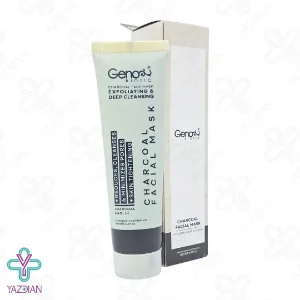 ماسک صورت و گردن زغالی ژنو بایوتیک - 100 میلی لیتر	