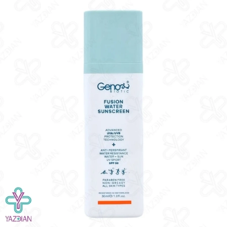 کرم ضد آفتاب فیوژن واتر پوست چرب ژنوبایوتیک - 30 میلی لیتر	
