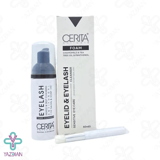 فوم شستشوی پلک و مژه سریتا - 60 میلی لیتر	