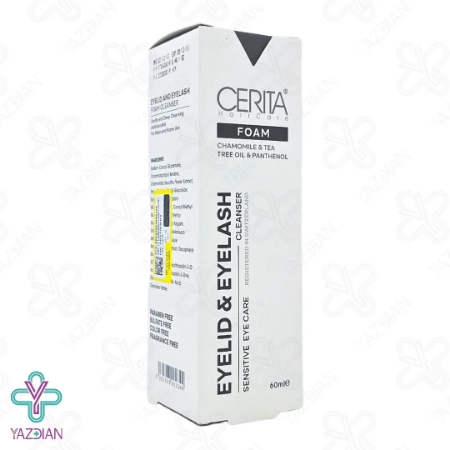 فوم شستشوی پلک و مژه سریتا - 60 میلی لیتر	