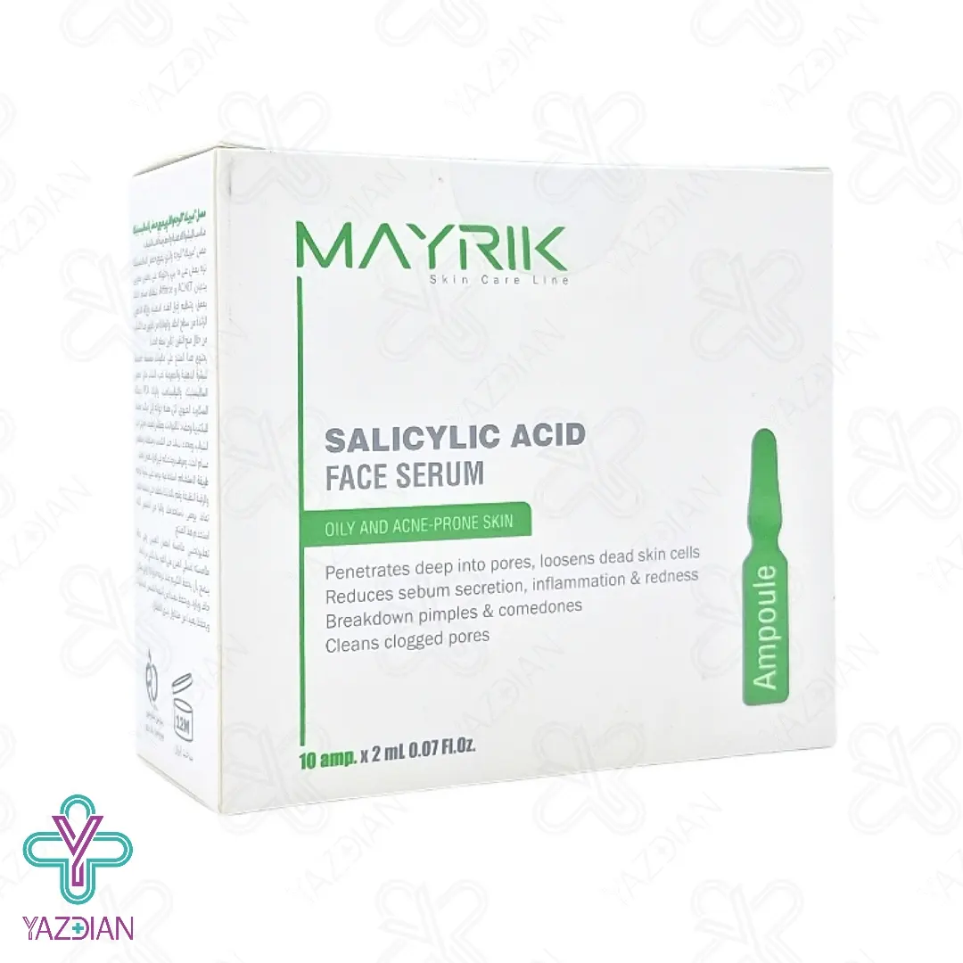 ویال سرم سالیسیلیک اسید پوست چرب و جوش دار میریک - 10 عددی	