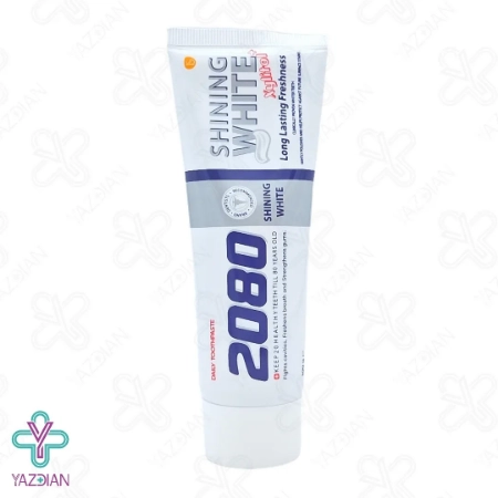 خمیر دندان سفید کننده 2080 شاینینگ وایت - 100 گرم	