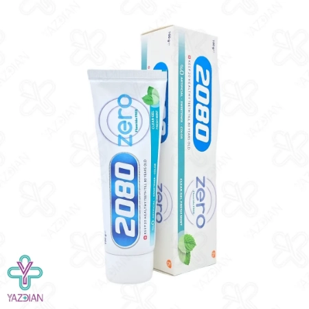 خمیر دندان بدون فلوراید زیرو 2080 مناسب کامپوزیت - 100 گرم	