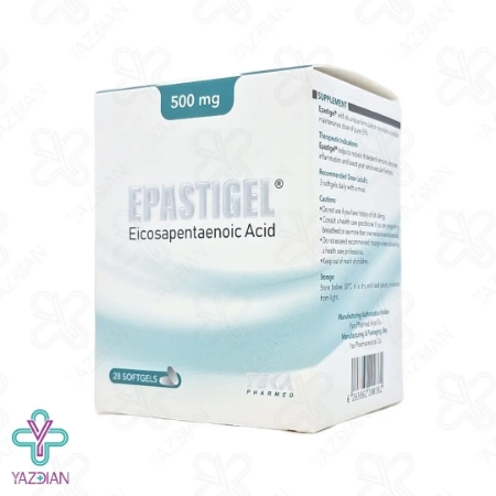 سافت ژل روغن ماهی اپاستیژل 500 میلی گرم تکافارمد - 28 عددی	