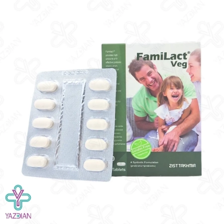 قرص گوارش فمی لاکت وگ زیست تخمیر - 30 عددی	