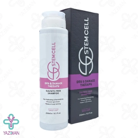 شامپو موهای خشک و آسیب دیده استم سل - 250 میلی لیتر
