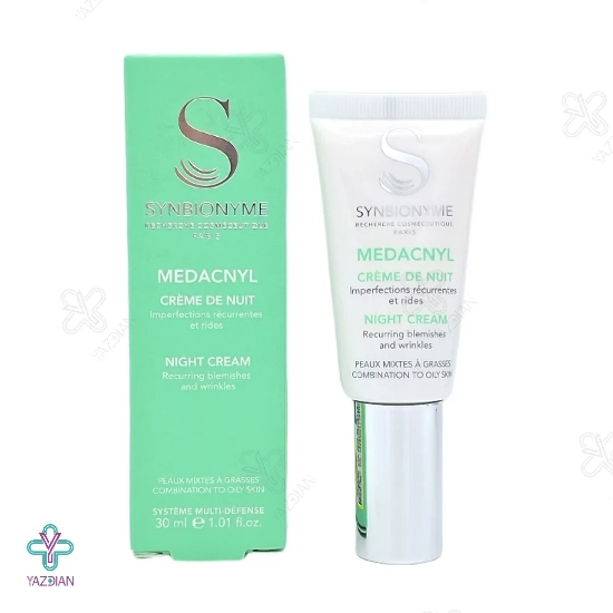 کرم ضد چروک شب مداکنیل سین بیونیم پوست چرب و مختلط - 30 میلی لیتر
