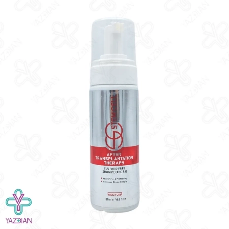 شامپو فوم  بعد از کاشت مو بدون سولفات استم سل - 180 میلی لیتر