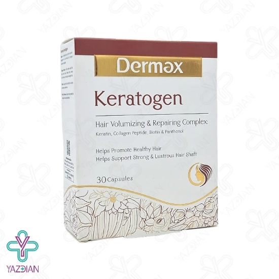 کپسول کراتین کلاژن کراتوژن درمکس - 30 عددی