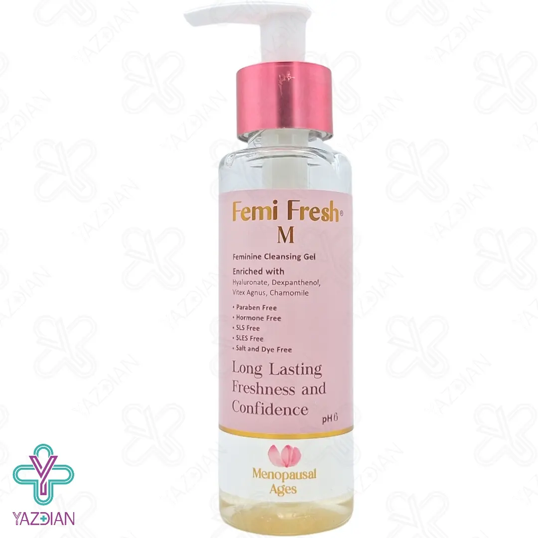  ژل بهداشتی بانوان یائسه (M) فمی فرش - 150 میلی لیتر	