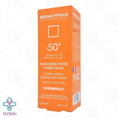 کرم ضد آفتاب SPF50 پوست نرمال تا خشک درماتیپیک – رز بژ
