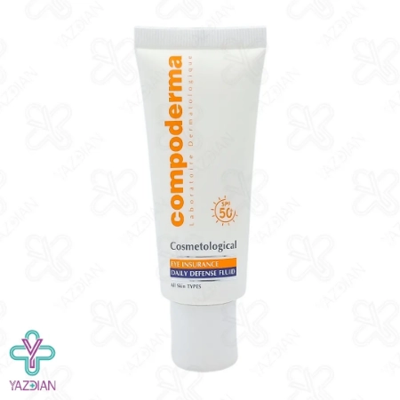 کرم ضد آفتاب دور چشم SPF50 کامپودرما - بی رنگ	