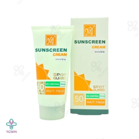 کرم ضد آفتاب و ضد لک SPF50 فاقد چربی اسپات گارد 4 کاره مای - بی رنگ