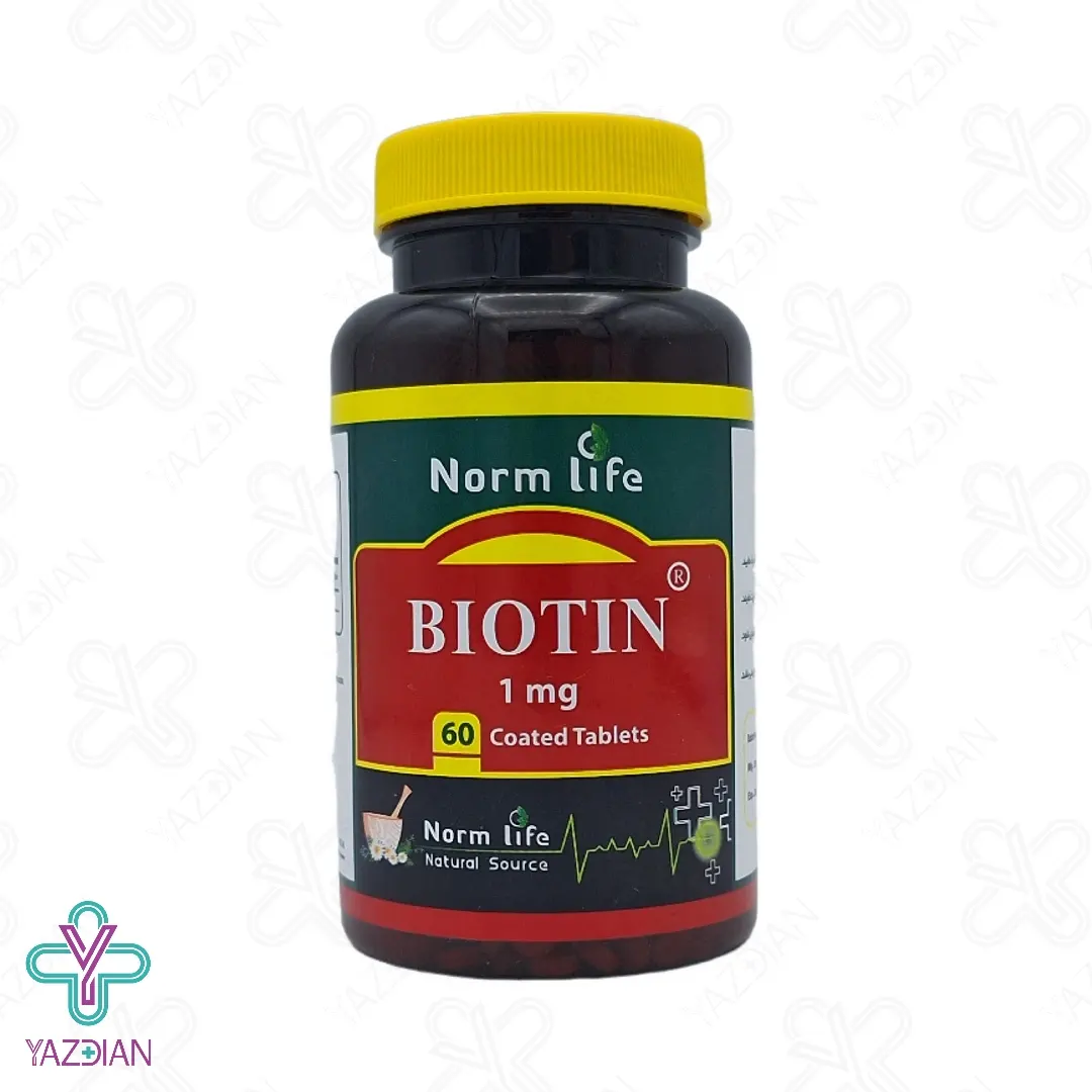قرص بیوتین 1 میلی گرم نورم لایف - 60 عددی	