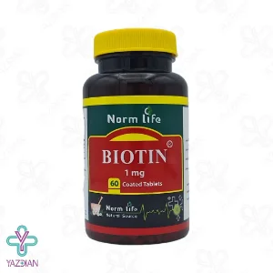 قرص بیوتین 1 میلی گرم نورم لایف - 60 عددی	