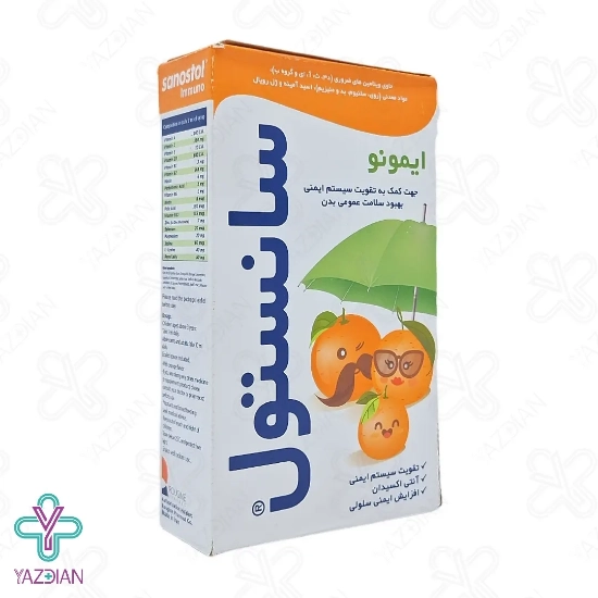 شربت تقویت سیستم ایمنی ایمونو سانستول - 155 میلی لیتر	