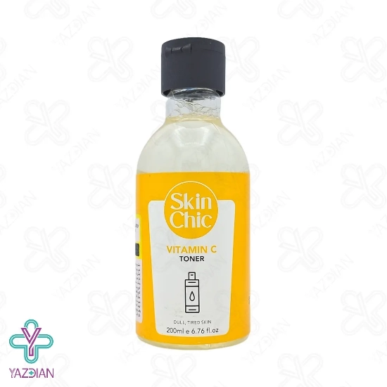 تونر پاک کننده و روشن کننده ویتامین ث اسکین شیک - 200 میلی لیتر	