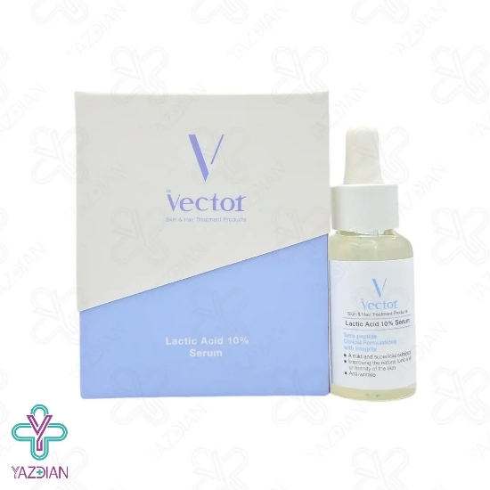 سرم لایه بردار 10 درصد لاکتیک اسید وکتور - 30 میلی لیتر	
