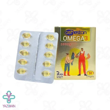 کپسول امگا3 500 میلی گرم بهستان - 30 عددی	