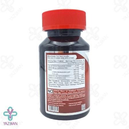 قرص آهن آیرونکس مای نوتریشن - 30 عددی	