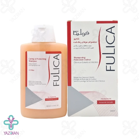 شامپو فولیکا مخصوص موهای رنگ شده - 200 میلی لیتر	
