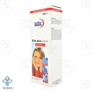 شربت تقویت کننده زینک پلاس یوروویتال - 200 میلی لیتر	