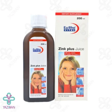 شربت تقویت کننده زینک پلاس یوروویتال - 200 میلی لیتر	
