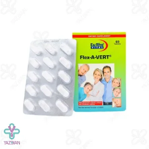 قرص مفاصل فلکس اورت یوروویتال حاوی گلوکزامین و کندرویتین - 60 عددی	