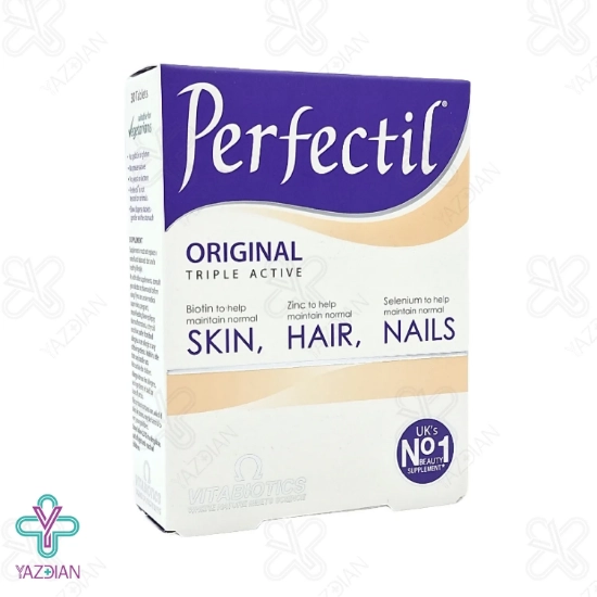قرص تقویت پوست مو و ناخن پرفکتیل ویتابیوتیکس - 30 عددی	