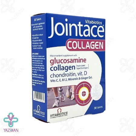قرص مفاصل گلوکزامین جوینتیس کلاژن ویتابیوتیکس - 30 عددی	