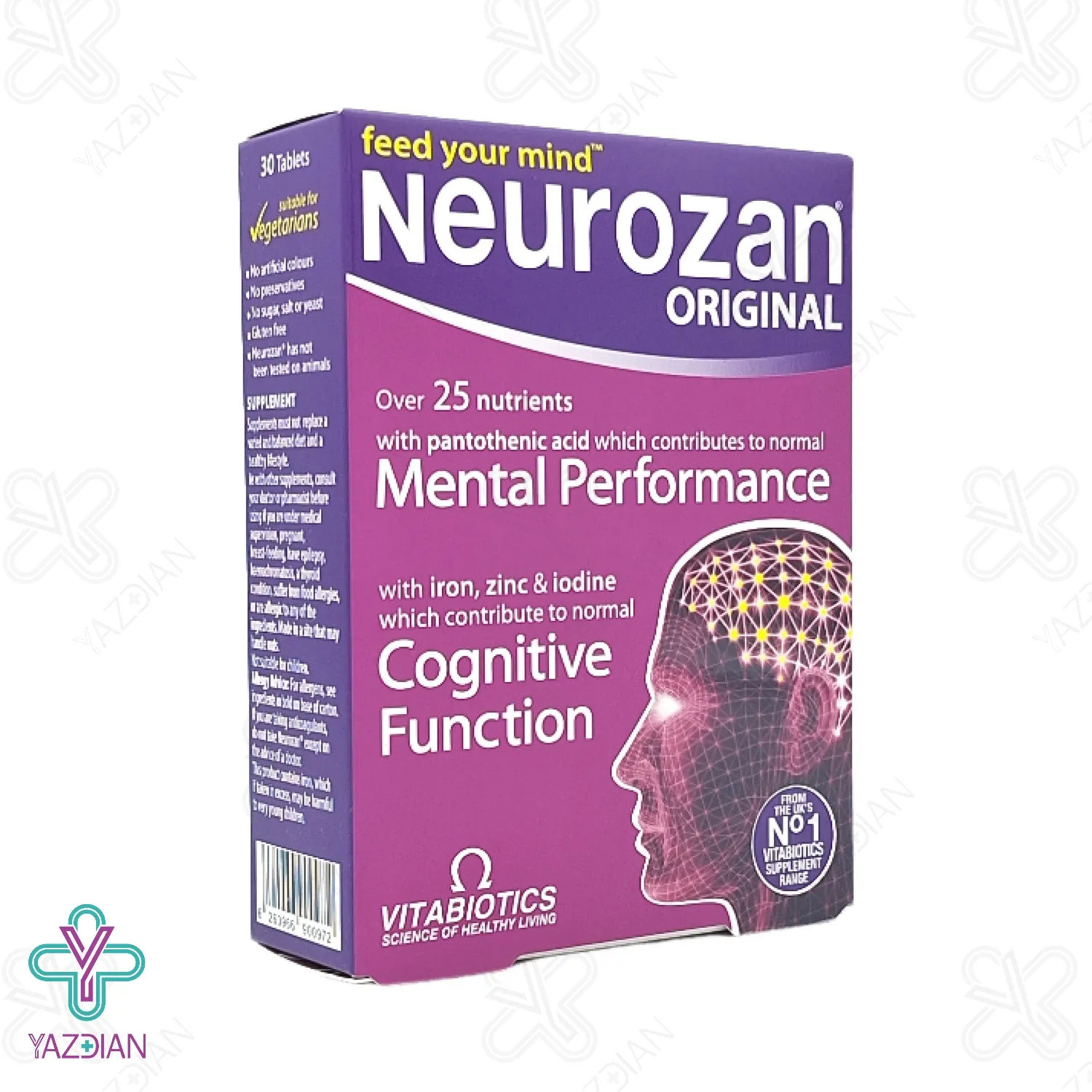 قرص نئوروزان اوریجینال ویتابیوتیکس - 30 عددی	