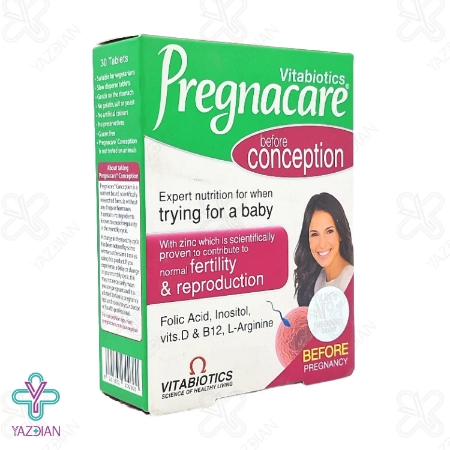 قرص مولتی ویتامین دوران بارداری پرگناکر کانسپشن ویتابیوتیکس - 30 عددی	