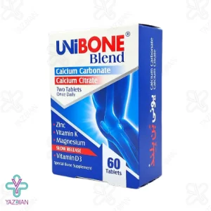 قرص کلسیم منیزیم زینک یونی بن بلند ابیان دارو - 60 عددی	