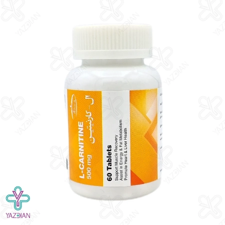 قرص ال کارنیتین 500 میلی گرم کارن - 60 عددی	