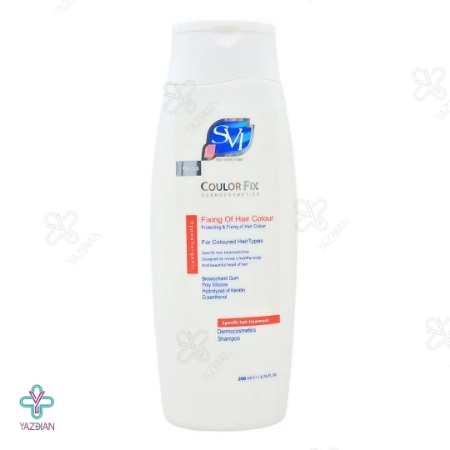 شامپو کالر فیکس اس وی آی مناسب موهای رنگ شده و کراتینه - 200 میلی لیتر		